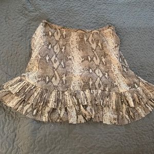 Banana Republic Snakeskin Skirt